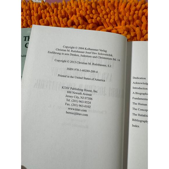 The Human Condition and the Thought of Rabbi Joseph B. Soloveitchik Rutishauser - Picture 4 of 5